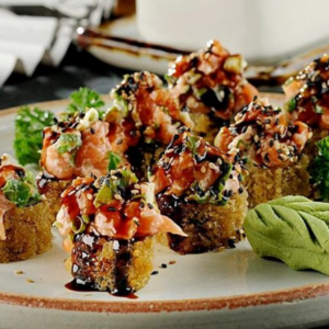 Mini-Hot de Salmão – 10 unidades