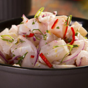 Ceviche de Peixe Branco